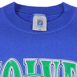 NBA (Logo 7) - Minnesota Timberwolves Crew Neck Sweatshirt 1990s X-Large Vintage Retro Basketball