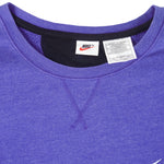 Nike - Blue Crew Neck Sweatshirt 1990s Medium Vintage Retro