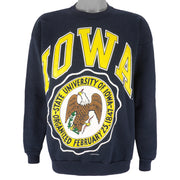 NCAA (Hero) - University of Iowa Crew Neck Sweatshirt 1990 X-Large Vintage Retro Football College