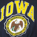 NCAA (Hero) - University of Iowa Crew Neck Sweatshirt 1990 X-Large Vintage Retro Football College