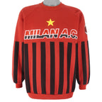 Vintage  - Milan A C Big Logo Crew Neck Sweatshirt 1990s Large Vintage Retro Football