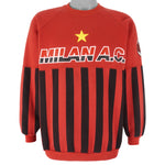 Vintage - A.C. Milan Football Club Crew Neck Sweatshirt 1990s Large