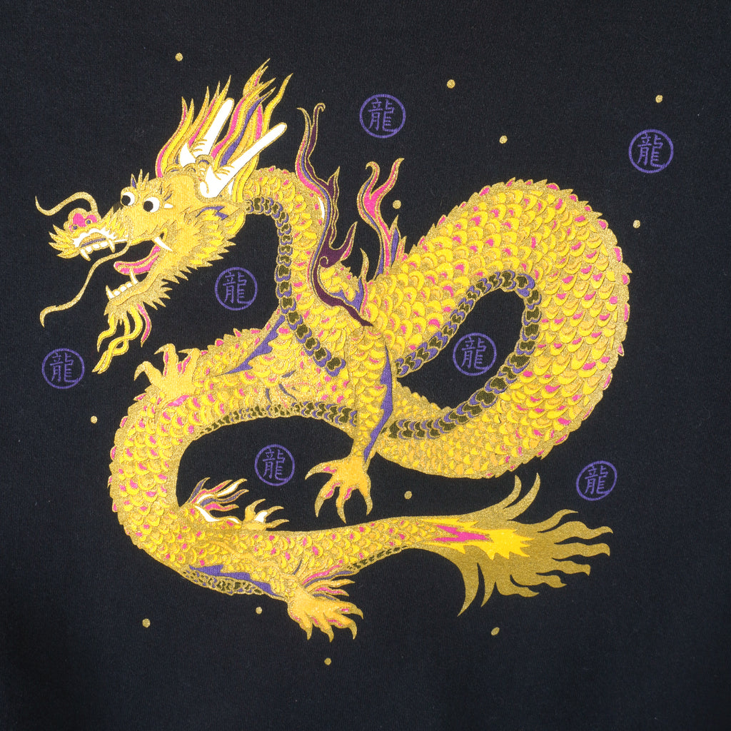 Vintage (Lee) - China Dragon Crew Neck Sweatshirt 1990s XX-Large Vintage Retro