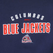 NHL (Lee) - Columbus Blue Jackets Crew Neck Sweatshirt 1990s X-Large Vintage Retro Hockey