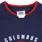 NHL (Lee) - Columbus Blue Jackets Crew Neck Sweatshirt 1990s X-Large Vintage Retro Hockey