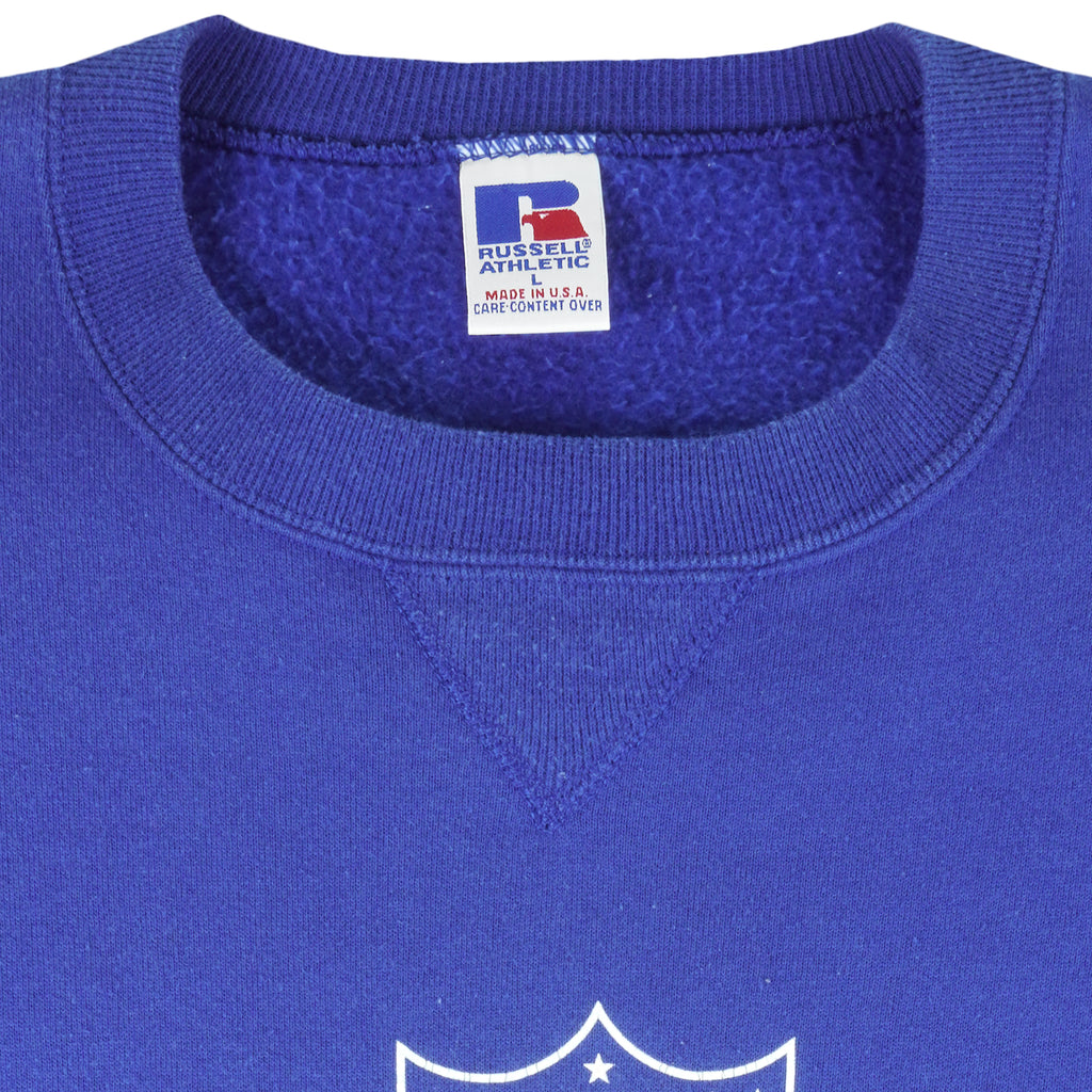NFL (Russell Athletic) - New England Patriots Crew Neck Sweatshirt 1995 Large Vintage Retro Football