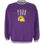 Disney - Winnie The Pooh And Honey Crew Neck Sweatshirt 1990s Large