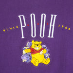 Disney - Winnie The Pooh and Honey Crew Neck Sweatshirt 1990s Large Vintage Retro