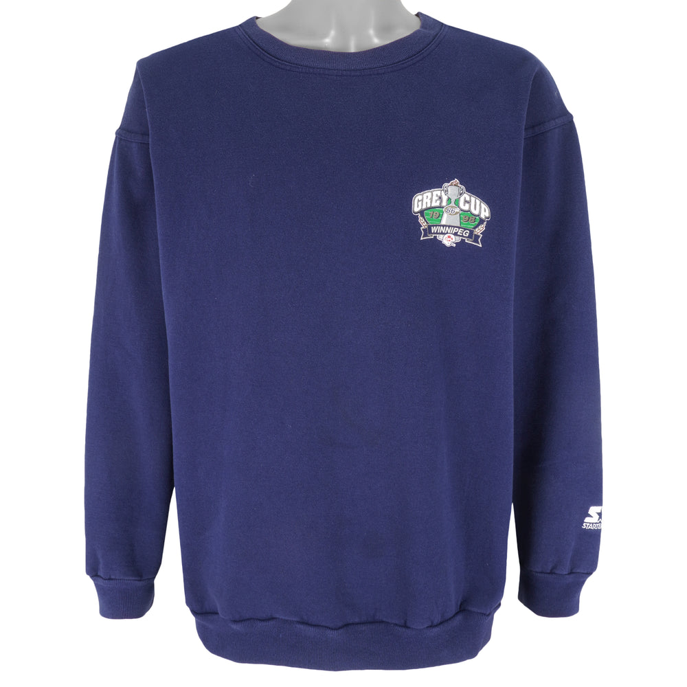Starter - Winnipeg Grey Cup Champions Crew Neck Sweatshirt 1998 Large