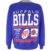 NFL - Buffalo Bills Die Hard Fan Crew Neck Sweatshirt 1991 X-Large Vintage Retro Football