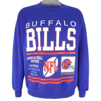 NFL - Buffalo Bills Die Hard Fan Crew Neck Sweatshirt 1991 X-Large