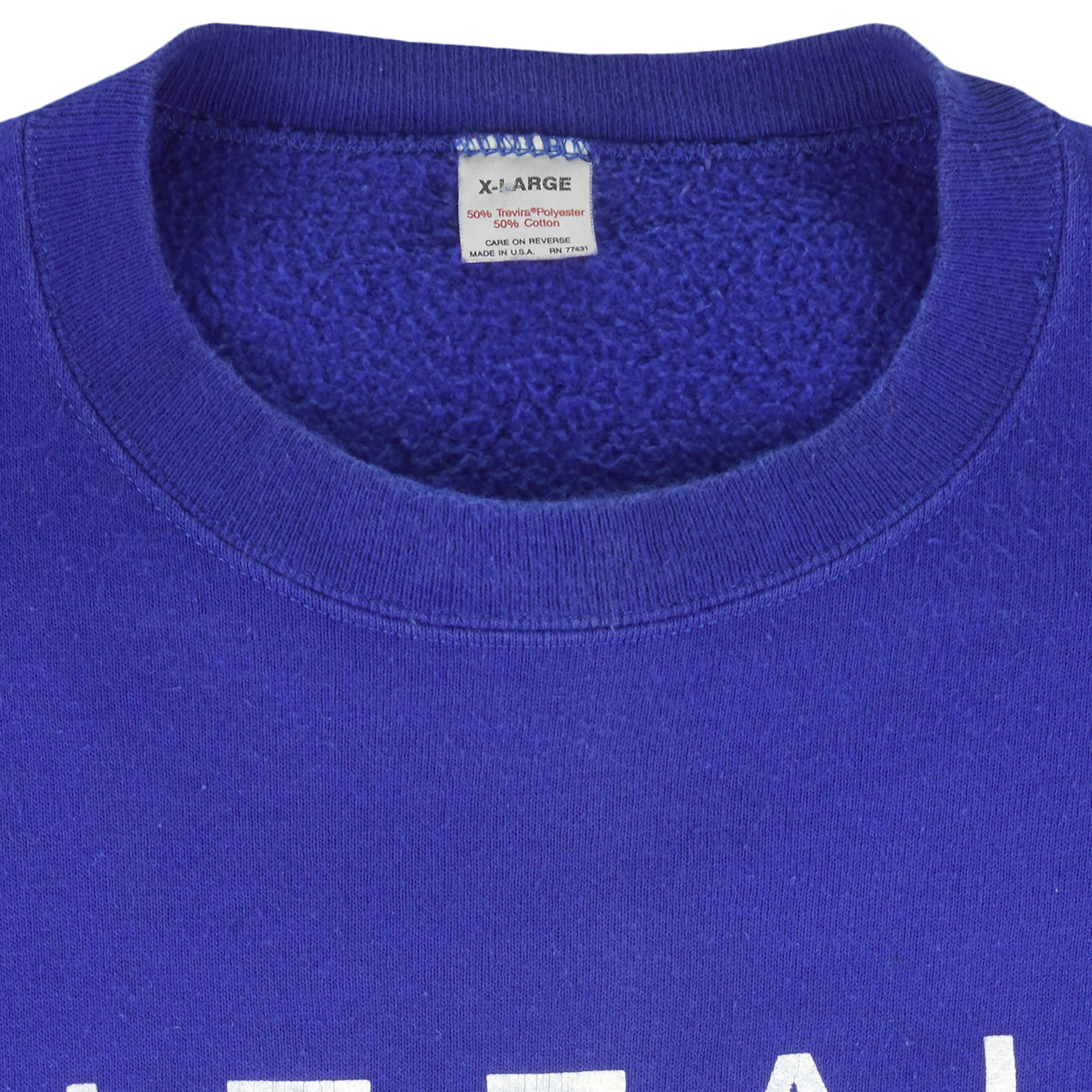 NFL - Buffalo Bills Die Hard Fan Crew Neck Sweatshirt 1991 X-Large Vintage Retro Football