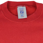 NBA (Logo 7) - Chicago Bulls Embroidered Crew Neck Sweatshirt 1990s X-Large Vintage Retro Basketball