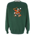 NCAA (Midwest Embroidery) - Miami Hurricanes Spell-Out Crew Neck Sweatshirt 1990s X-Large Vintage Retro Football College