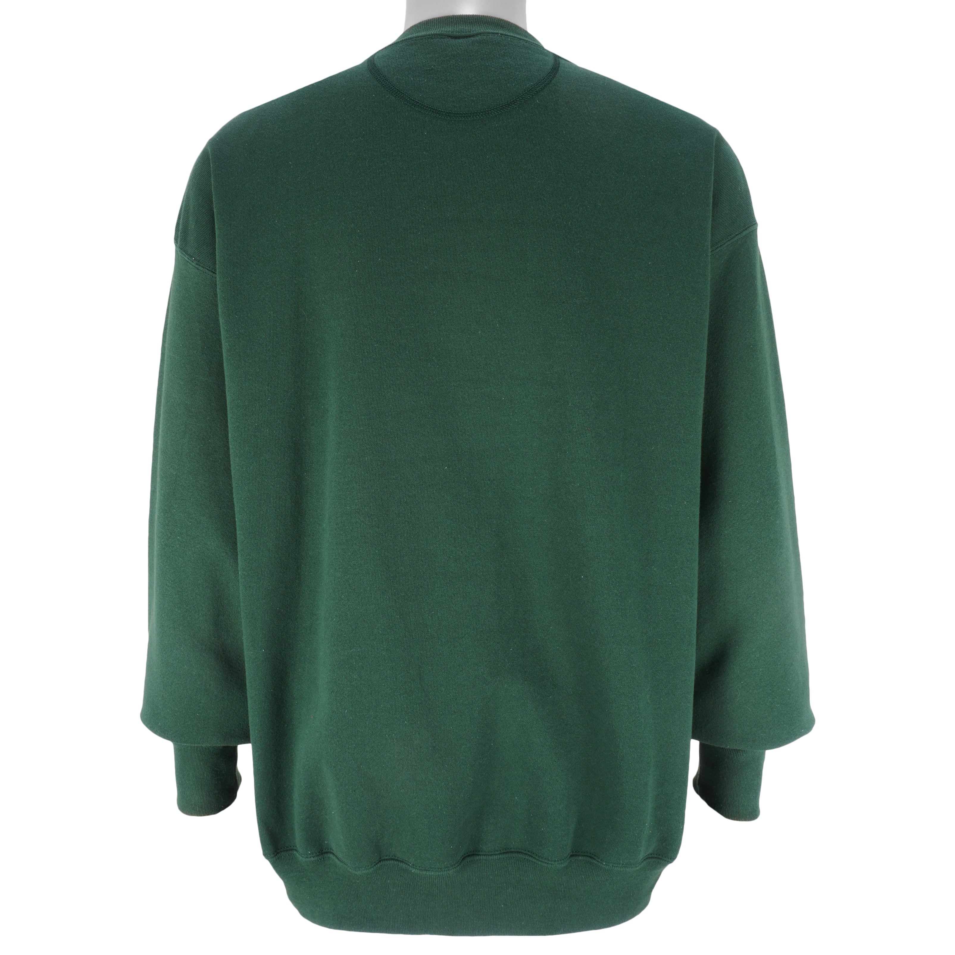 NCAA (Midwest Embroidery) - Miami Hurricanes Spell-Out Crew Neck Sweatshirt 1990s X-Large Vintage Retro Football College