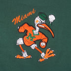 NCAA (Midwest Embroidery) - Miami Hurricanes Spell-Out Crew Neck Sweatshirt 1990s X-Large Vintage Retro Football College