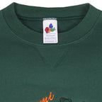 NCAA (Midwest Embroidery) - Miami Hurricanes Spell-Out Crew Neck Sweatshirt 1990s X-Large Vintage Retro Football College