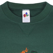 NCAA (Midwest Embroidery) - Miami Hurricanes Spell-Out Crew Neck Sweatshirt 1990s X-Large Vintage Retro Football College