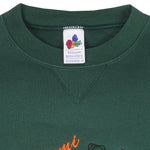 NCAA (Midwest Embroidery) - Miami Hurricanes Spell-Out Crew Neck Sweatshirt 1990s X-Large Vintage Retro Football College