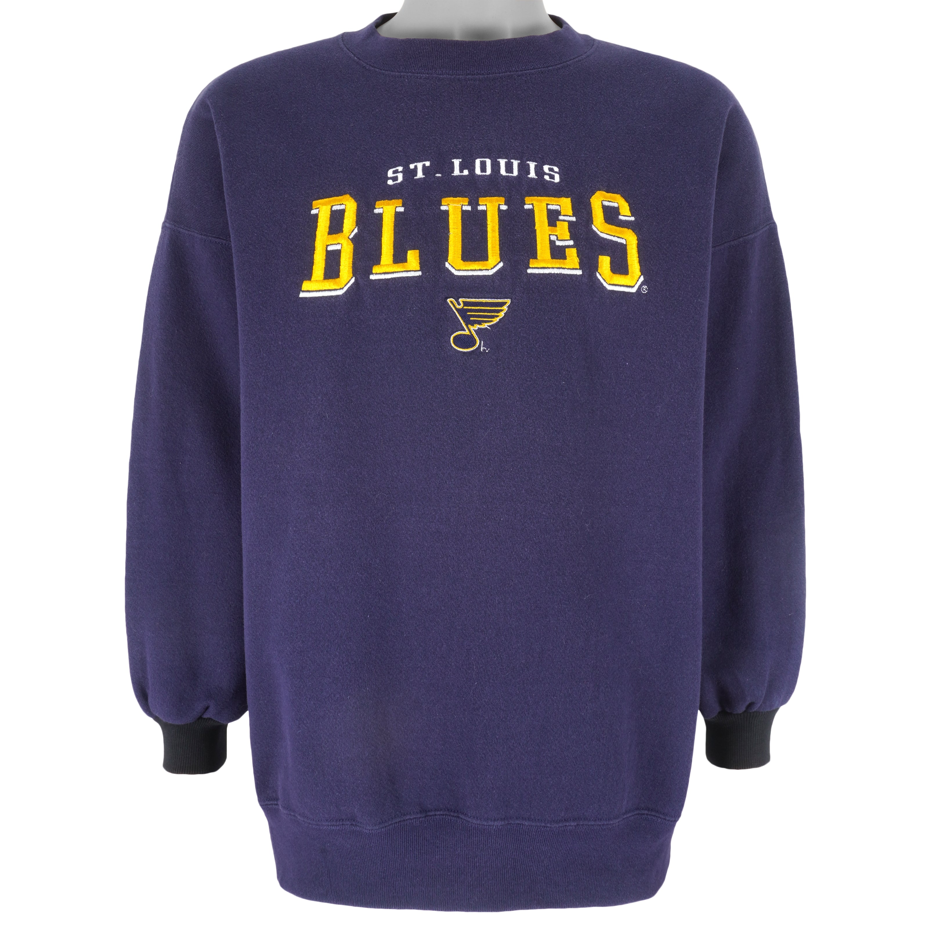 Vintage Lee Sport St. Louis Blues Embroidered Crewneck Sweatshirt L Made in  USA