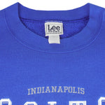 NFL (Lee) - Indianapolis Colts Embroidered Crew Neck Sweatshirt 1990s X-Large Vintage Retro Football