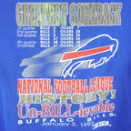 NFL (Trench) - Buffalo Bills Greatest Comeback Crew Neck Sweatshirt 1993 X-Large Vintage Retro Football