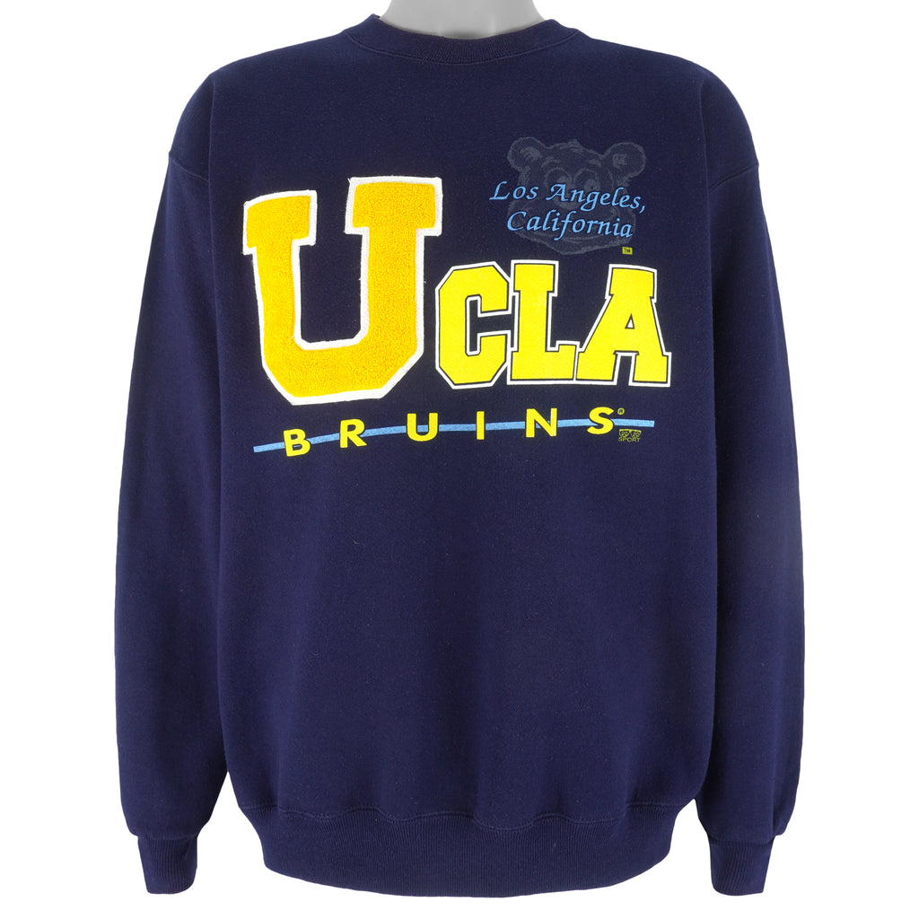 NCAA (Santee) - UCLA Bruins Embroidered Crew Neck Sweatshirt 1990s Large Vintage Retro Football College