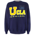 NCAA (Santee) - UCLA Bruins Embroidered Crew Neck Sweatshirt 1990s Large