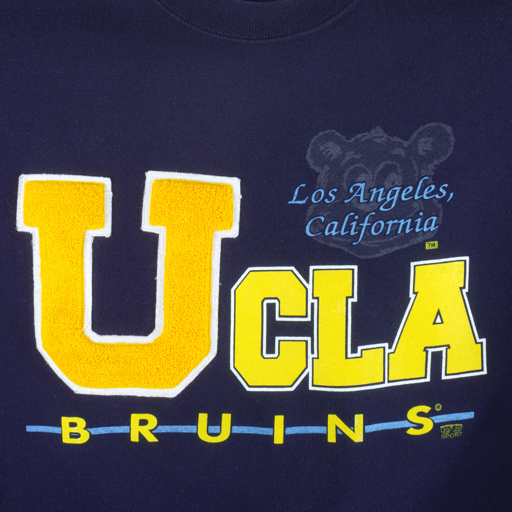 NCAA (Santee) - UCLA Bruins Embroidered Crew Neck Sweatshirt 1990s Large Vintage Retro Football College