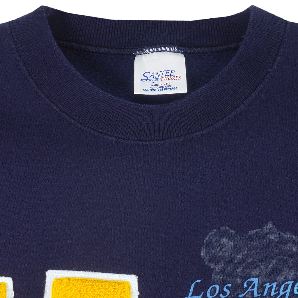 NCAA (Santee) - UCLA Bruins Embroidered Crew Neck Sweatshirt 1990s Large Vintage Retro Football College