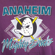 NHL - Anaheim Mighty Ducks Crew Neck Sweatshirt 1990s X-Large Vintage Retro Hockey