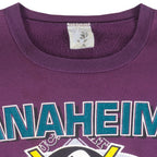 NHL - Anaheim Mighty Ducks Crew Neck Sweatshirt 1990s X-Large Vintage Retro Hockey