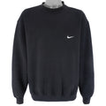 Nike - Check Mark Crew Neck Sweatshirt 1990s Large Vintage Retro