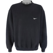 Nike - Check Mark Crew Neck Sweatshirt 1990s Large Vintage Retro