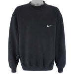 Nike - Check Mark Crew Neck Sweatshirt 1990s Large Vintage Retro