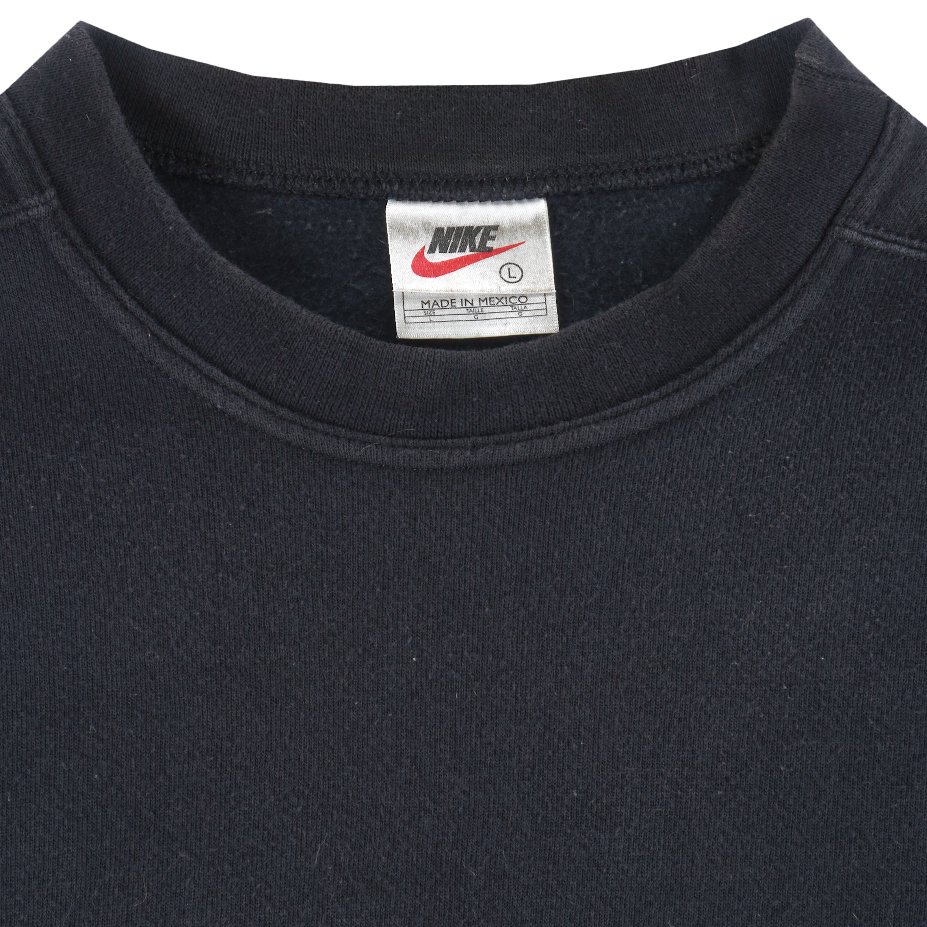 Nike - Check Mark Crew Neck Sweatshirt 1990s Large Vintage Retro