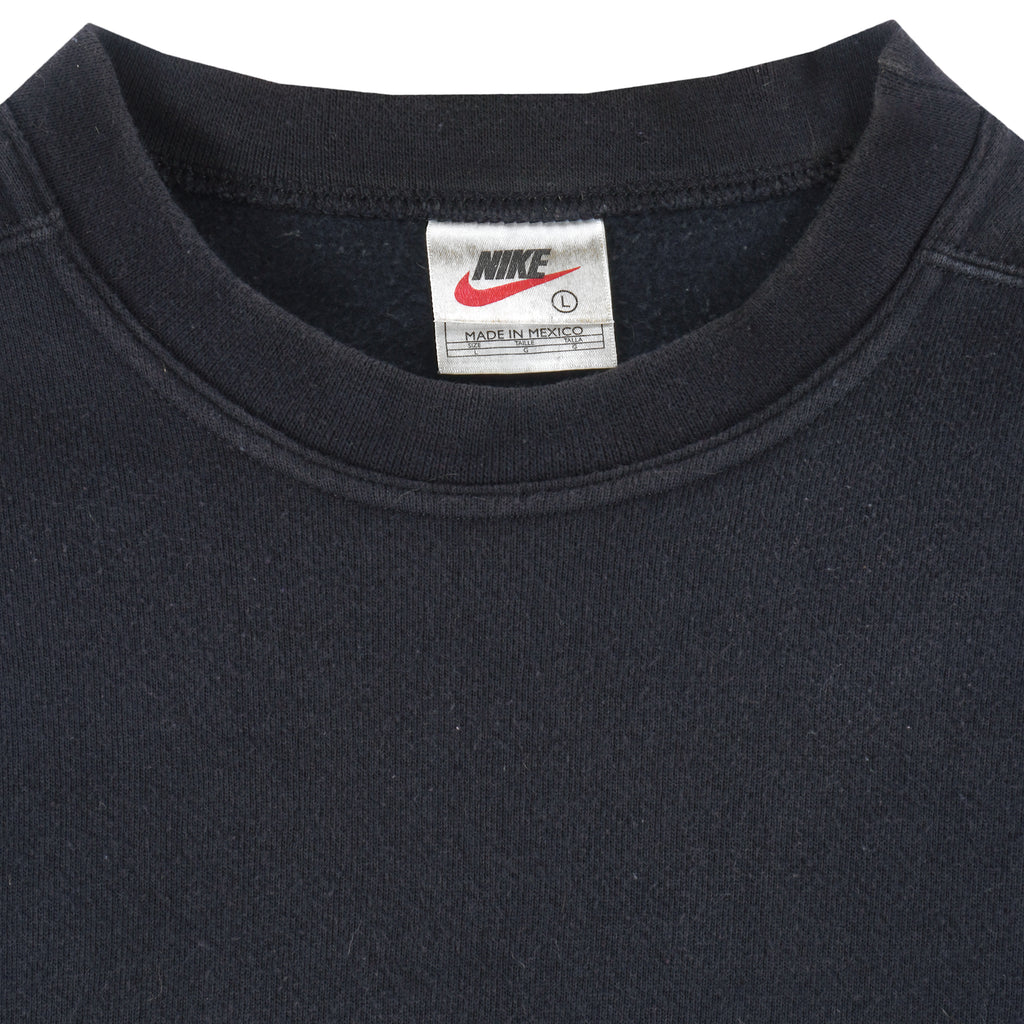 Nike - Check Mark Crew Neck Sweatshirt 1990s Large Vintage Retro