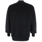  NFL (Russell Athletic) - Oakland Raiders Big Logo Crew Neck Sweatshirt 1990s Large Vintage Retro Football
