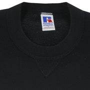 NFL (Russell Athletic) - Oakland Raiders Big Logo Crew Neck Sweatshirt 1990s Large Vintage Retro Football