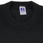 NFL (Russell Athletic) - Oakland Raiders Big Logo Crew Neck Sweatshirt 1990s Large Vintage Retro Football