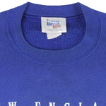 NFL (Locker Line) - New England Patriots Crew Neck Sweatshirt 1995 Large Vintage Retro Football