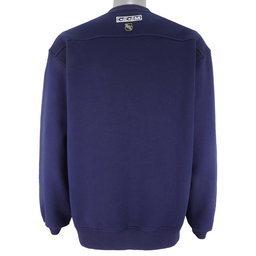 NHL (CCM) - Toronto Maple Leafs Crew Neck Sweatshirt Medium Vintage Retro Hockey