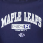 NHL (CCM) - Toronto Maple Leafs Crew Neck Sweatshirt Medium Vintage Retro Hockey