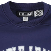NHL (CCM) - Toronto Maple Leafs Crew Neck Sweatshirt Medium Vintage Retro Hockey