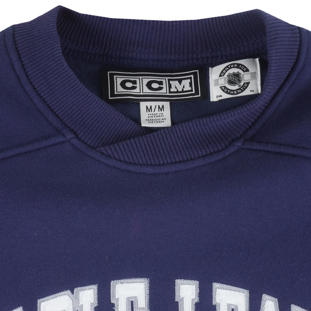 NHL (CCM) - Toronto Maple Leafs Crew Neck Sweatshirt Medium Vintage Retro Hockey
