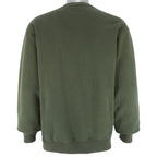 Timberland - Green Wind Water Earth and Sky Crew Neck Sweatshirt 1990s Medium Vintage Retro
