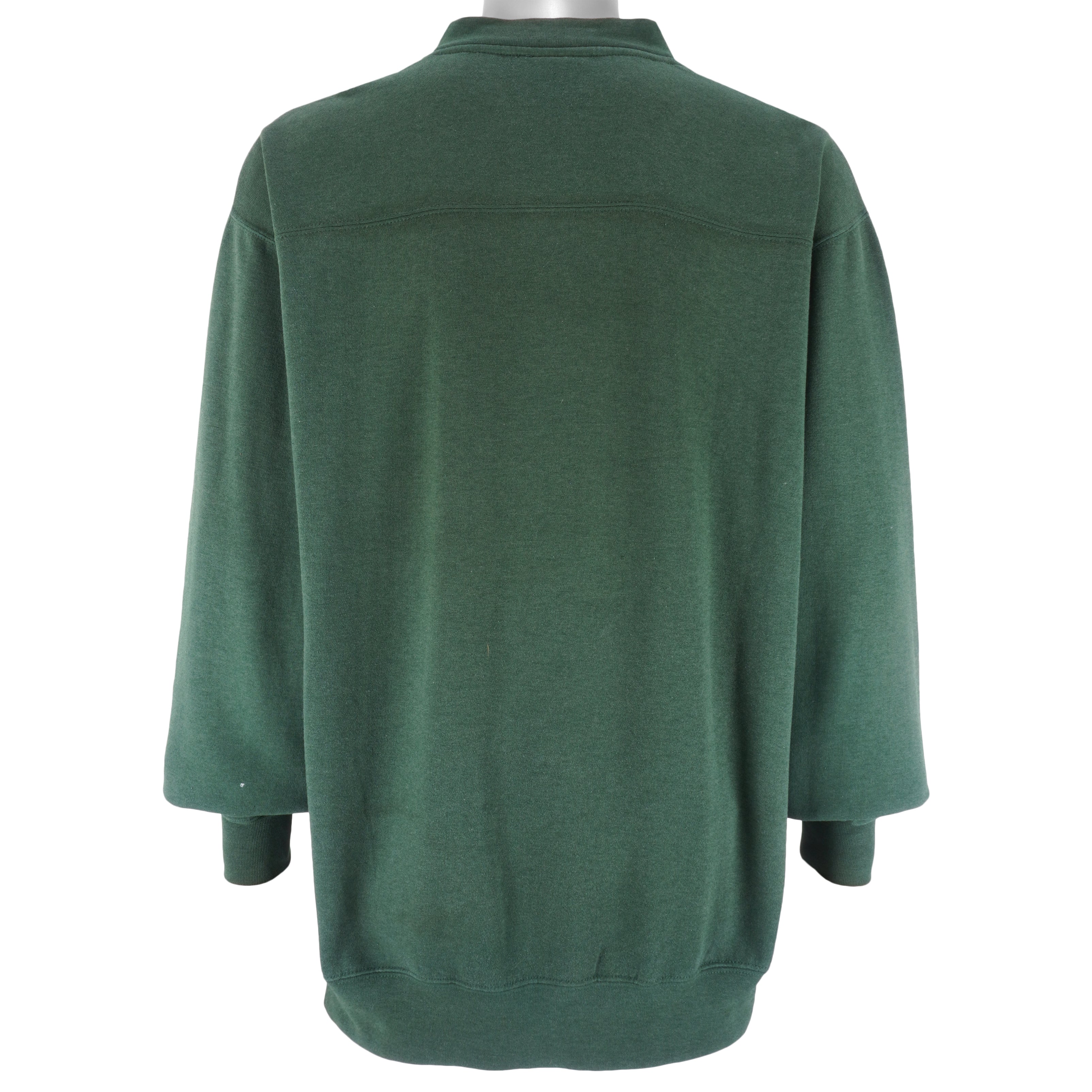 NHL (Lee) - Minnesota Wild Embroidered V-Neck Sweatshirt 1990s X-Large Vintage Retro Hockey