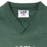 NHL (Lee) - Minnesota Wild Embroidered V-Neck Sweatshirt 1990s X-Large Vintage Retro Hockey