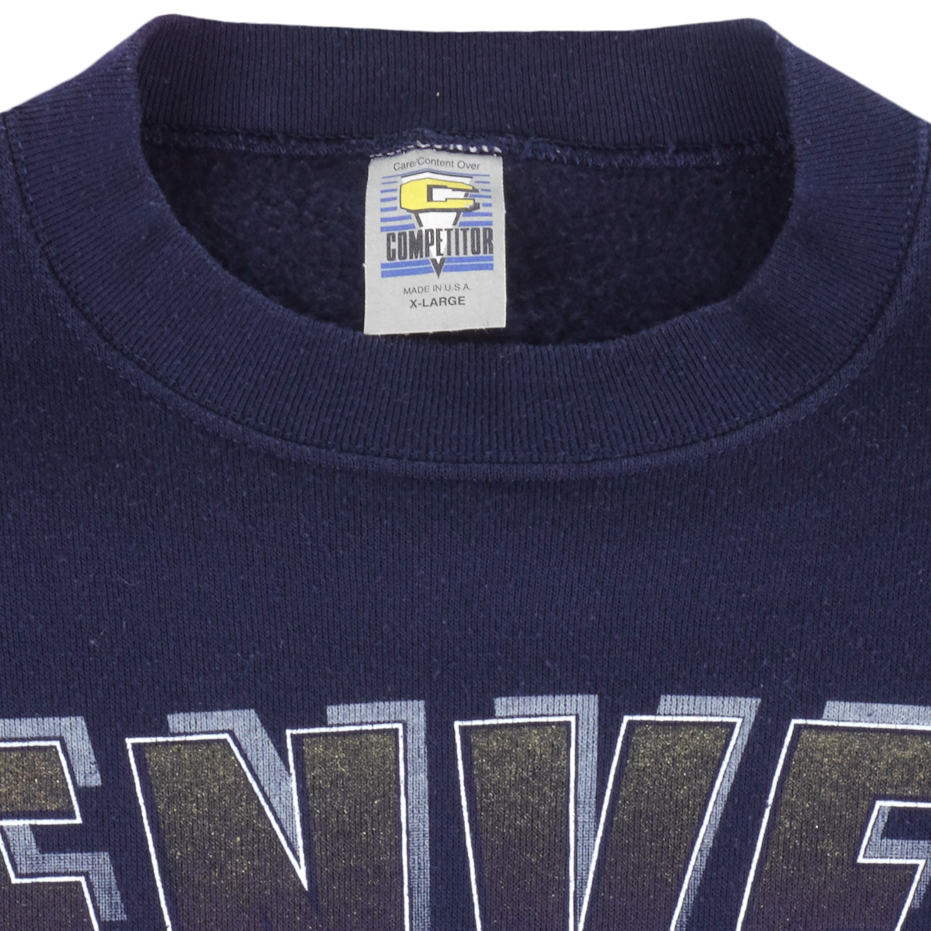NBA (Competitor) - Denver Nuggets Crew Neck Sweatshirt 1990s X-Large Vintage Retro Basketball