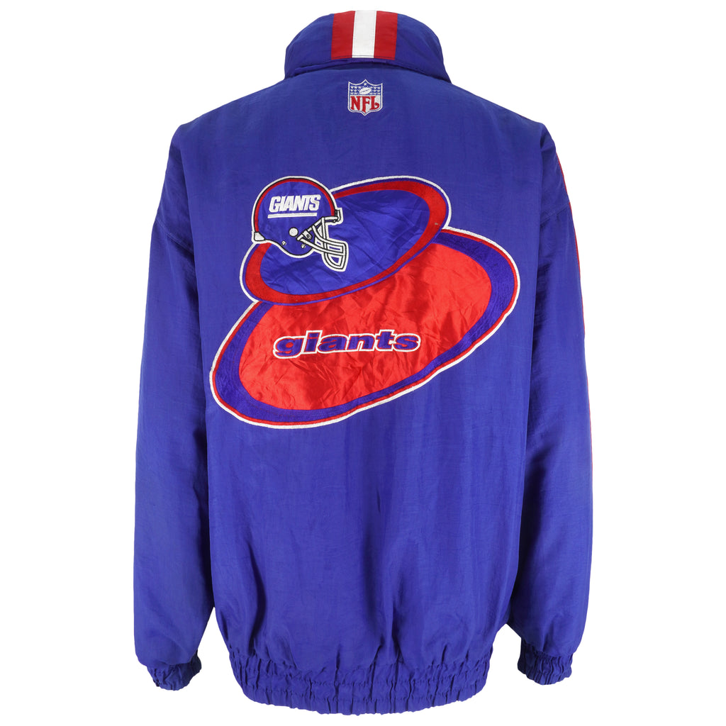 NFL (Pro Line) - New York Giants Embroidered Puffer Jacket 1990s XX-Large Vintage Retro Football